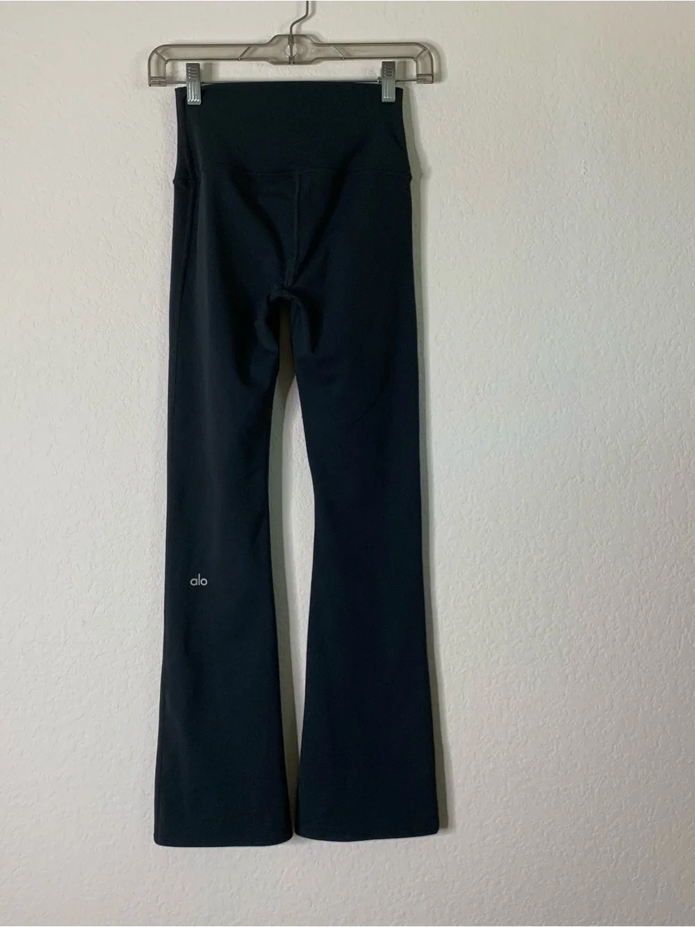 Alo yoga Womens gray airbrush high waisted 7/8 bootcut leggings XS